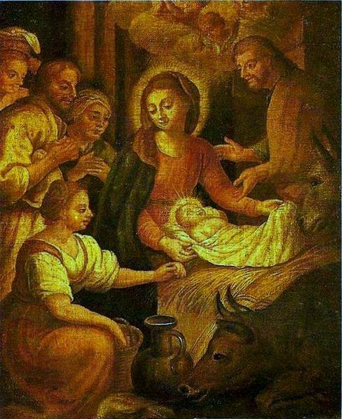 Bento Jose Rufino Capinam Birth of Christ China oil painting art